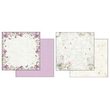 SBBL21 - Bloc 10 coli scrapbooking cu 2 fete, 30.5x30.5cm, 170gr. Lilac flowers - Stamperia