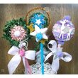 KSPI-113 - Set 12 fulgi foam aurii/albastrii/argintii - DP CRAFT