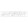 24 - 659425 Cutter Sizzlits banda - Birds in Flight by Tim Holtz - Sizzix