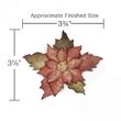 36 - 658261 Cutter Bigz Tattered Poinsettia - Sizzix