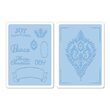 D - 657974 Set 8 cuttere si 2 placi embosare - Ornament - by Rachael Bright