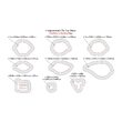 2 - 658853 - Set 9 cuttere Thinlits - Flower Bougainvillea