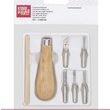 212402100 - Set 5 daltite si maner pt. linogravura - Knorr Prandel