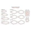 2 - 658275 - Set 12 cuttere Thinhits - Flower / Lily