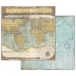 SBBL28 - Bloc 10 coli scrapbooking cu 2 fete, 30.5x30.5cm, 170gr.- Around the world - Stamperia