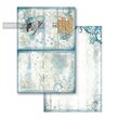 SBBPC02 - Set 24 coli scrapbooking 11,4 x 16,5 cm - BLUE STARS COLLECTION - Stamperia