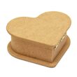 Cutie MDF - inima - diferite dimensiuni - P-ART