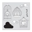 U - 659098 Set 7 cuttere Framlits si 7 stampile - Simply Tweet - Sizzix