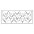 42 - 659428 Cutter Frameworks - Chevron - Sizzix