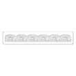 25 - 657708 Cutter banda Sizzlits - Flower Garden /Scallops - Sizzix