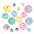 CEGU-015 Set 30 nasturi diferite dimensiuni - pastel - DP CRAFT