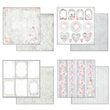 SBBL18 - Bloc 10 coli scrapbooking cu 2 fete, 30.5x30.5cm, 170gr. Wedding - Stamperia