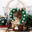 DPZA-008 Set 24 buc bilute decorative glitter auriu 1.2 cm - DP CRAFT