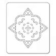 G - 658386 Cutter Sizzlits Large - Flower, Moroccan Star - Sizzix