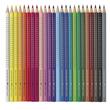 FC112423 Set 24 creioane colorate in cutie metalica Grip 2001 - Faber-Castell