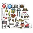 3 - 660953 Cuttere Framelits 33/set - Crazy Things - Sizzix