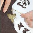 CT2A4001 Set 1 sablon adezive A4 si o coala termocolanta cu paiete - Butterfly - Cut Cut Cut - Darwi