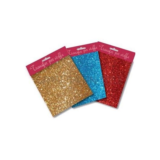 Coli de transfer cu glitter pentru materiale textile