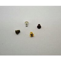 Dopuri metalice pentru cercei, 100buc/set