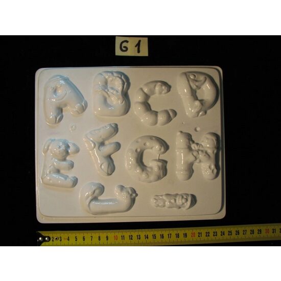 NR 61 - Set 3 matrite 3D - alfabet