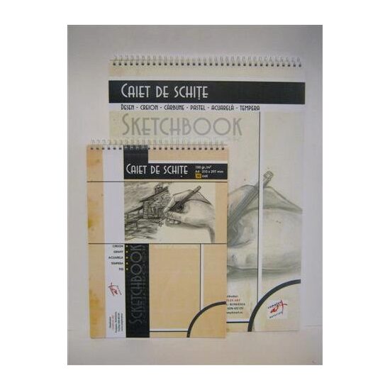 Caiet de schite cu spirala 150g/mp - 30 coli