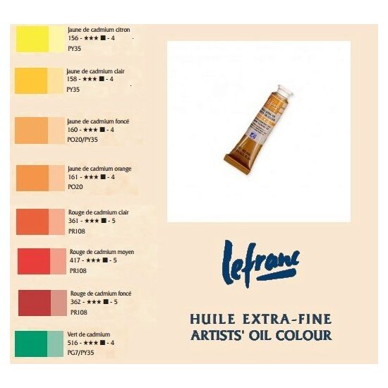 Culori ulei extra-fine Lefranc 20 ml