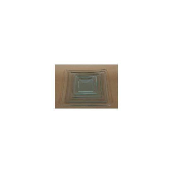 Farfurie sticla patrata -15x15 cm - 2834/357103