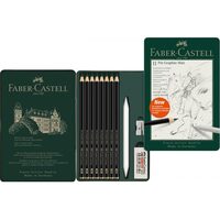 115220 Set 11  buc creion grafit mat PITT - Faber