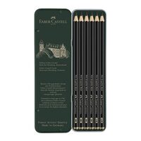 115207 Set 6 buc creion grafit mat PITT - Faber