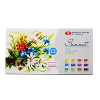 35411880 Set 12 acuarele studiu in cutie de carton Botanica - Sonnet