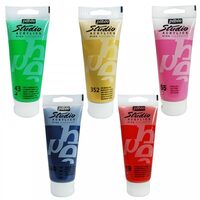 832352 Culoare acrilica Studio High Viscosity 100 ml Gold - Pebeo