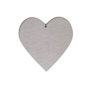 Placuta decorativa cu perforatie - inima - 20 x 20 cm - C-ART