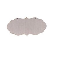 Placuta decorativa dreptunghiulara cu perforatii - 12 x 25 cm - C-ART