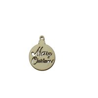 Figurina lemn , glob - Merry Christmas - C-ART