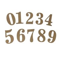 Cifre MDF - 22 x 1.2 cm - C-ART