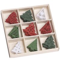 218001221 - Set 45 figurine fetru - brazi - Heyda