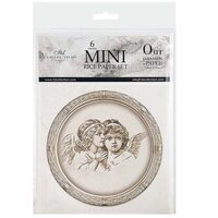 RSM059 - Set 6 hartii de orez mini - 14.8 x14.8 cm - ITD
