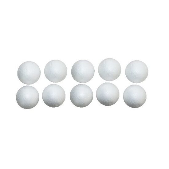 Set 10 bile polistiren 2cm PENT