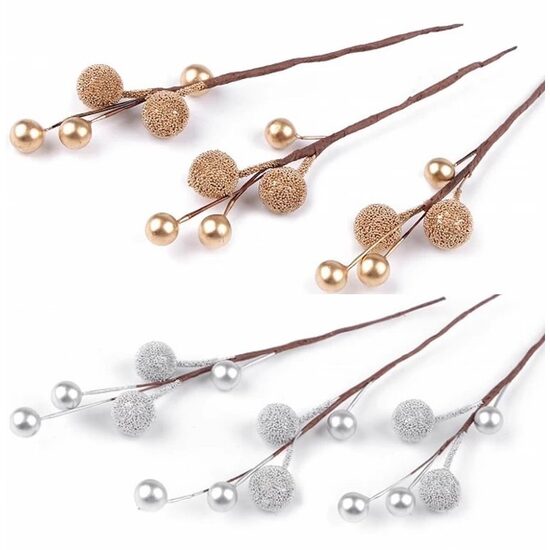 880602 - Set 3 crengute decorative cu bilute - STKL