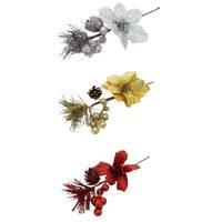 Crenguta decorativa - Pin,Con,Bile,Floare - DECO