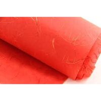 204719024 Hartie 50x70 - rosie de matase cu firicele aurii - Heyda