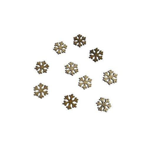 Set 10 figurine lemn - fulgi - C-ART