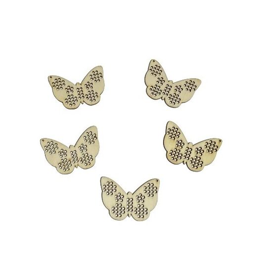 Set 5 baze martisor pt brodat - fluture- C-ART