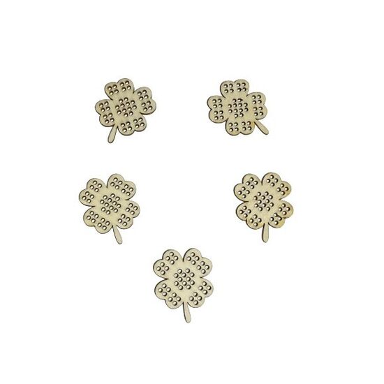 Set 5 baze martisor pt brodat - trifoi - C-ART