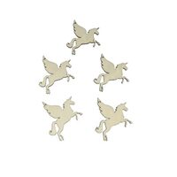 Set 5 figurine lemn - unicorn - C-ART