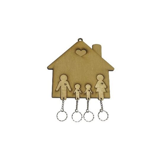Suport pentru chei cu breloc - familie - C-ART