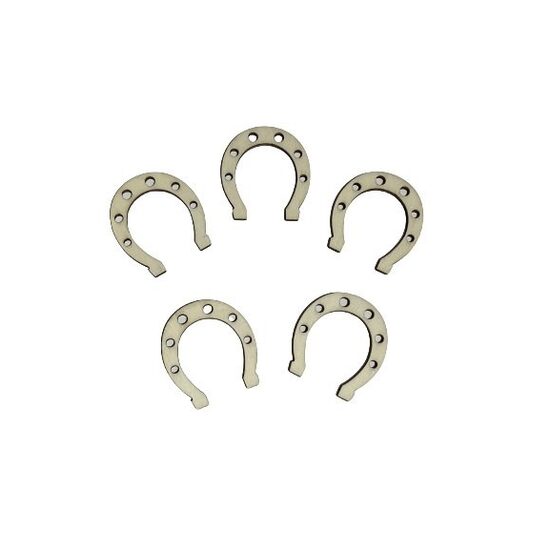 Set 5 figurine lemn - potcoava - C-ART