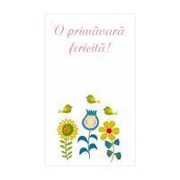 Set 50 cartonase martisor - Primavara fericita M4 - LIBR