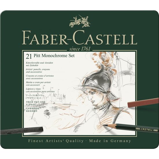 FC112976 Set PITT MONOCHROME 21 buc/ set - FABER-CASTELL