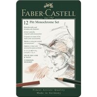 FC112975 Set PITT MONOCHROME 12 buc/ set - FABER-CASTELL